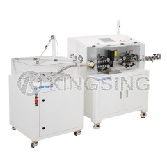 Automatic Cable Stripping Machine With Coiling Machine