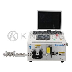 Wire Strip and Bend Machine With MES System