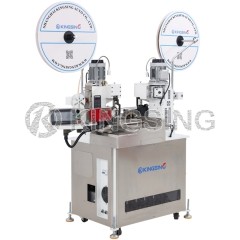 Automatic 2-sided Fine Wire Stripping and Crimping Machine