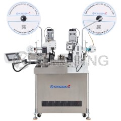 Automatic 2-sided Fine Wire Stripping and Crimping Machine