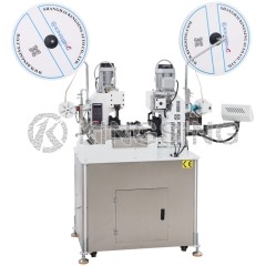 Automatic 2-sided Fine Wire Stripping and Crimping Machine