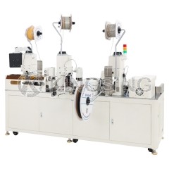 Automatic Double-combined Wire Heat Shrink Tubing Insertion and Crimping Machine