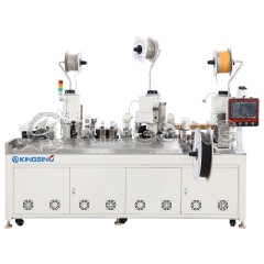 Automatic Double-combined Wire Heat Shrink Tubing Insertion and Crimping Machine