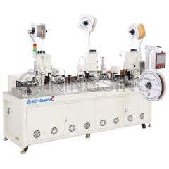 Automatic Double-combined Wire Heat Shrink Tubing Insertion and Crimping Machine