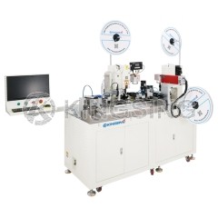 Fully Automatic Ferrule Crimping and Heat Shrinkable Tube Insertion Machine