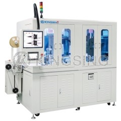 Automatic Coaxial Double Head Crimping Machine (short wire type)