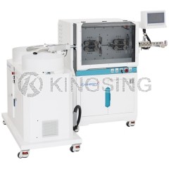 Electric Wire Stripping Machine With Double-bowl Coiling System