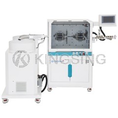 Electric Wire Stripping Machine With Double-bowl Coiling System