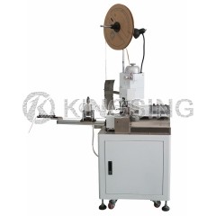 Automatic Parallel Cable Crimping and Single-Sided Tinning Machine