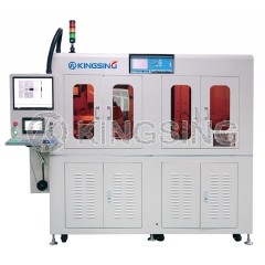 Automated Coaxial Cable Crimping and Tinning Machine