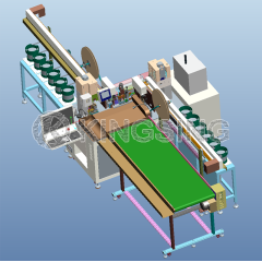 Dual-Head Wire Crimping and Tube Marking Machine
