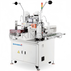 Automatic Ribbon Cable Stripping and Crimping Machine