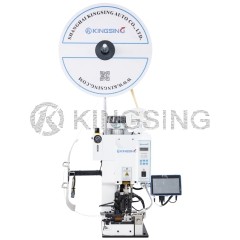 Semi-automatic Wire Stripping and Crimping Machine