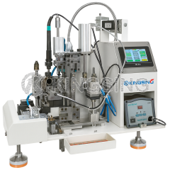 Semi-Automatic Wire Stripping and Soldering Machine