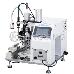 Semi-Automatic Wire Stripping and Soldering Machine