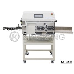 Fully Automatic Coaxial Cable Cut and Strip Machine