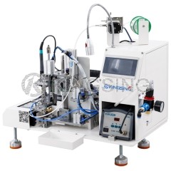 Semi-Automatic Wire Stripping and Soldering Machine