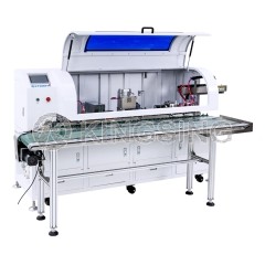 Cable Stripping & Braided Shield Brushing Twisting and Cutting & Mylar Removing Machine