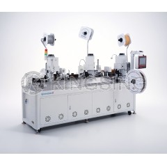 Combined Wire Crimping and Heat Shrink Tube Insertion Machine