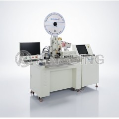 Parallel Twin Wire Stripping Crimping and Tube Marking Inserting Machine