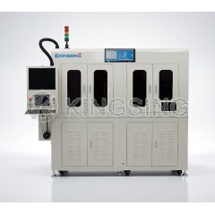 Single-Head Automatic Coaxial Cable Crimping Machine with Tail Tinning Function