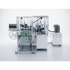 Dual-Head Wire Crimping and Tube Marking Machine