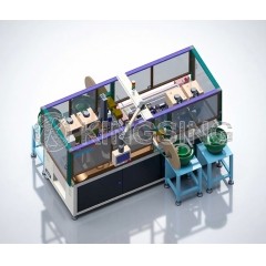 Automatic Bulk Terminal Crimping & Shrink Tube Insertion Machine
