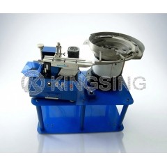 Fully automatic loose capacitor foot repair machine