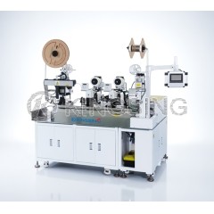 Automatic Double-head Splicing and Single-head Casing Copper Tape Machine