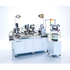Automatic Sleeve and Sheath Double-headed Copper Tape Splicing Terminal Machine