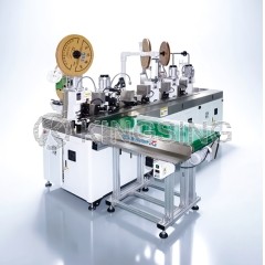 Automatic Multi-wire copper Tape Crimping and Heat Shrinkable Tube Terminal Machine