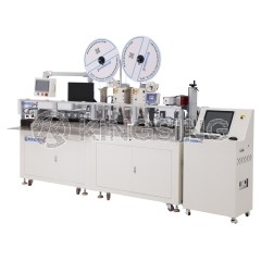Automatic Wire Crimping and Shrink Tube Marking Inserting Machine