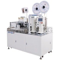Parallel Twin Cable Crimping & Sleeve Inserting Machine