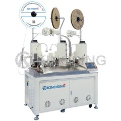 Automatic 2-wire Combined Crimping and Shrinkable Tube Insertion Machine