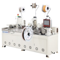 Combined Wire Crimping and Heat Shrink Tube Insertion Machine