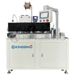 Parallel Twin Cable Tinning Crimping & Sleeve Insertion Machine