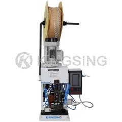 Wire Stripping and Flag Terminal Crimping Machine