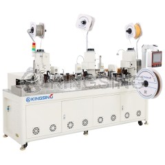 Combined Wire Crimping and Heat Shrink Tube Insertion Machine
