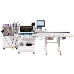 Automatic Wire Feeding Stripping Machine with 2 Inkjet Printers and an MES system