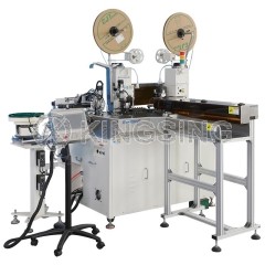 Automated Dual-End Crimping and Single-End Housing Insertion Machine