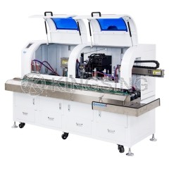 Customized Dual Wire Braid Twisting and Shrink Tubing Insertion Machine