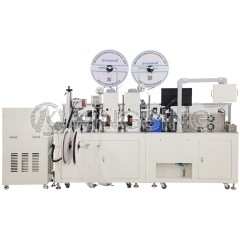 Automatic Wire Crimping and Shrink Tube Marking Inserting Machine