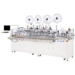 Automatic Wire Crimping & Tube-Marking Inserting Machine