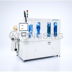 Automatic Coaxial Double Head Crimping Machine (short wire type)