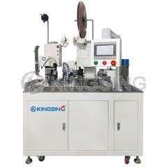 Dual-Wire Combination Crimping and Tinning Machine