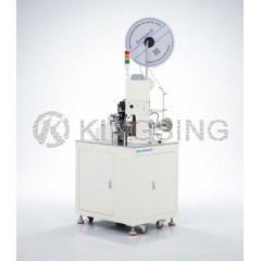 Twin Parallel Wire Stripping and Terminal Crimping Machine