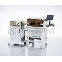 Automatic Multi-core Cable Cutting & Stripping and Coiling Machine
