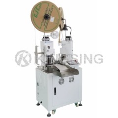 Automatic Parallel Twin Cable Cut-Strip-Crimp Machine