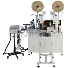 Automated Dual-End Crimping and Single-End Housing Insertion Machine