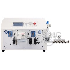 Wire Arranging, Splitting, and Stripping Machine